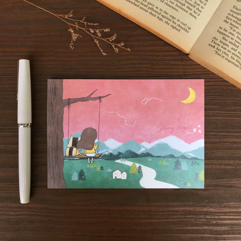 明信片 | 仰望星空  (3張1組) - 卡片/明信片 - 紙 