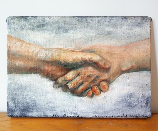 手の形をした油彩画 手の語るもの〜リアルの向こうに〜｜non