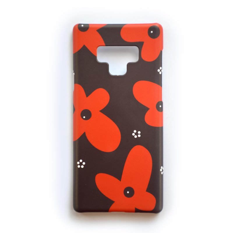 Flowery Orange Samsung Galaxy Note 9 case