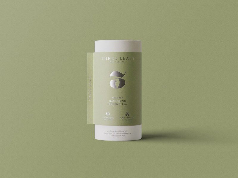 【Three Leafs Tea】 包種烏龍茶 - 茶葉/茶包/水果茶 - 新鮮食材 綠色