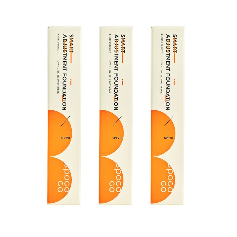 spococo | S 智慧校正粉底(SPF20) l 經典3入組 - 妝前乳/粉底液 - 其他材質 