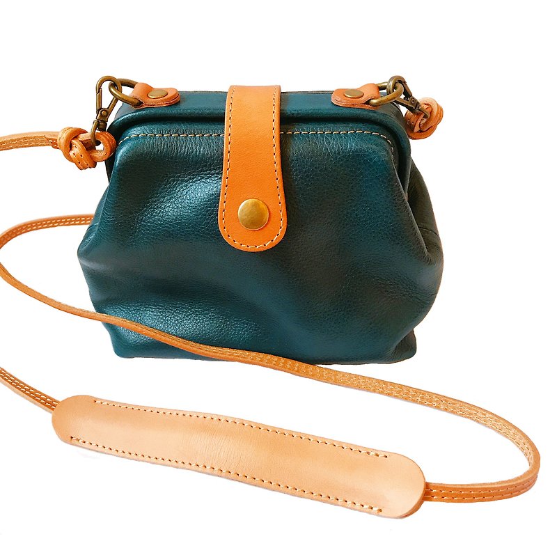 [La Fede] Little Doctor Bag - Blue - Messenger Bags & Sling Bags - Genuine Leather Blue