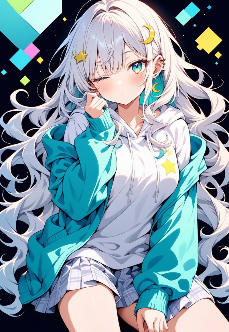 オリジナル人物ステッカー　No.401 - 貼紙 - 紙 