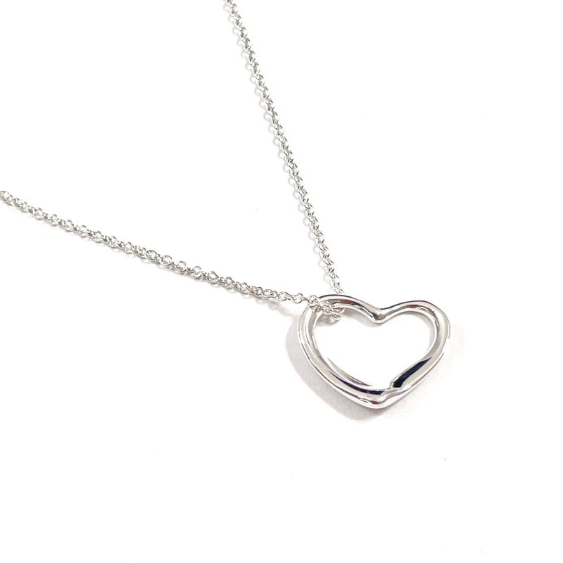 【日本直送 中古美品】ティファニー TIFFANY&Co. ネックレス オープンハート エルサペレッティ シルバー925 アクセサリー 新品仕上げ済み - 項鍊 - 純銀 銀色