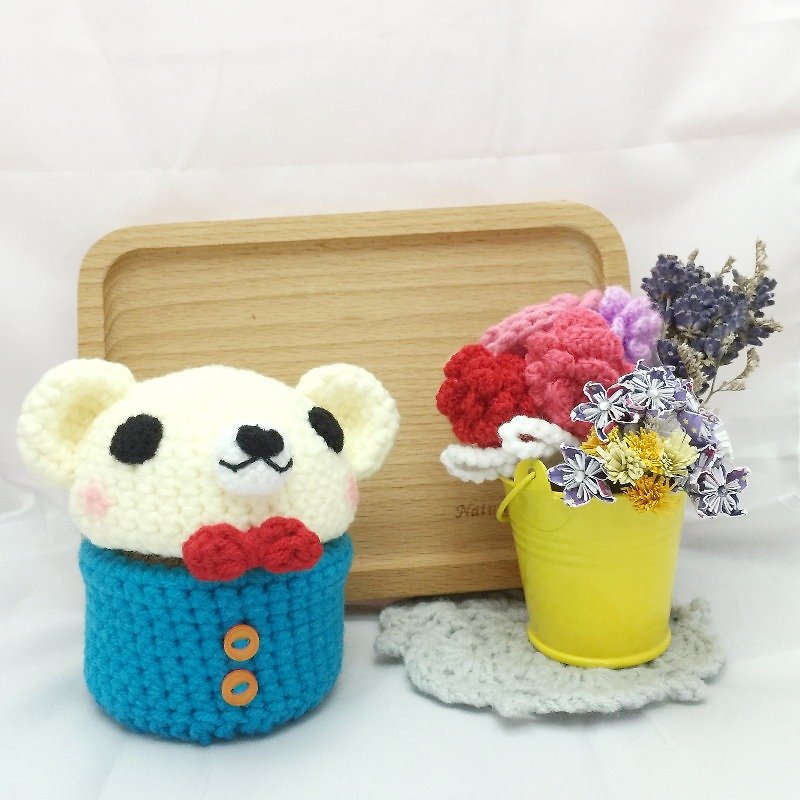 Lovely table treatment was smaller storage tank Bear ~ - Storage - Polyester 