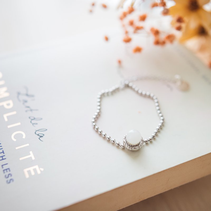 點滴在心頭 - 手鍊/手環 - 純銀 銀色