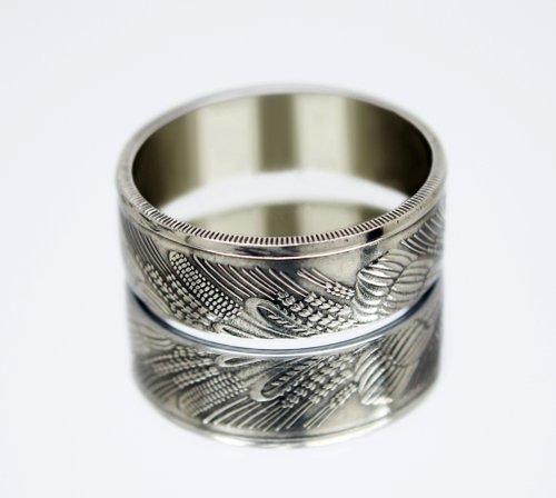 CoinsRingsUkraine Burundi Coin Ring 10 francs 2011 coin rings for men coin rings for women