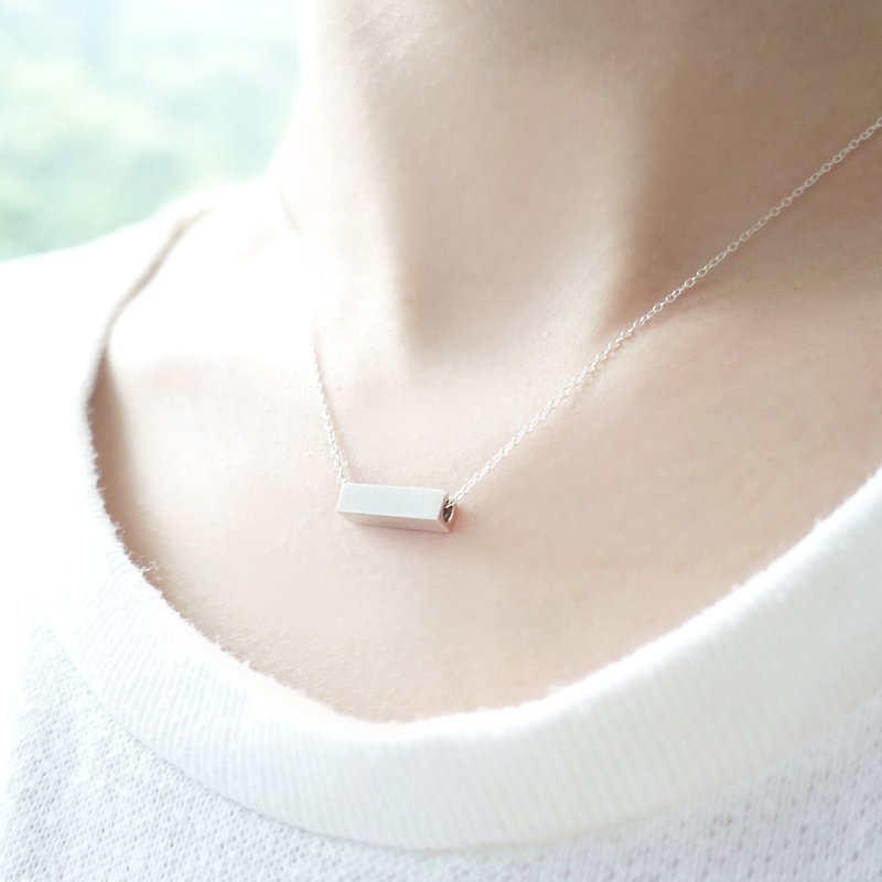 The ONE- Personalized delicate 925 sterling silver clavicle necklace - Necklaces - Other Materials Multicolor