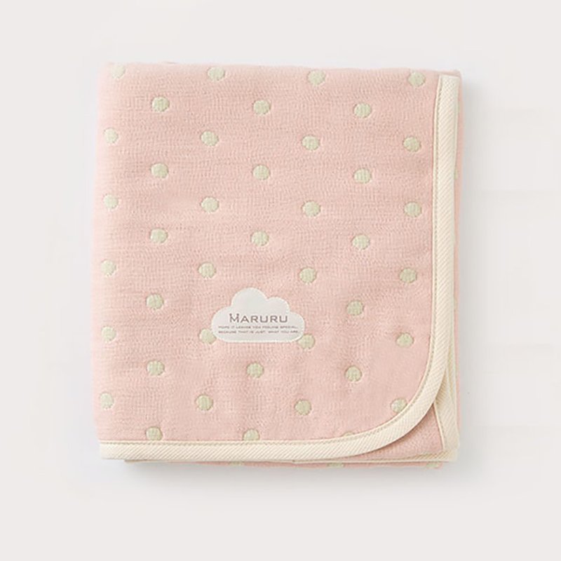 [Thin] Japanese-made six-layer gauze quilt Fragrant Garden Adult Quilt (XL) [Japanese Handmade Quilt] - Bedding - Cotton & Hemp Pink