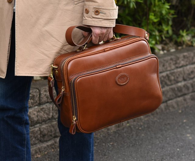 日本の職人手作り本革兼用ビジネスブリーフケース（BF-20）LL 全