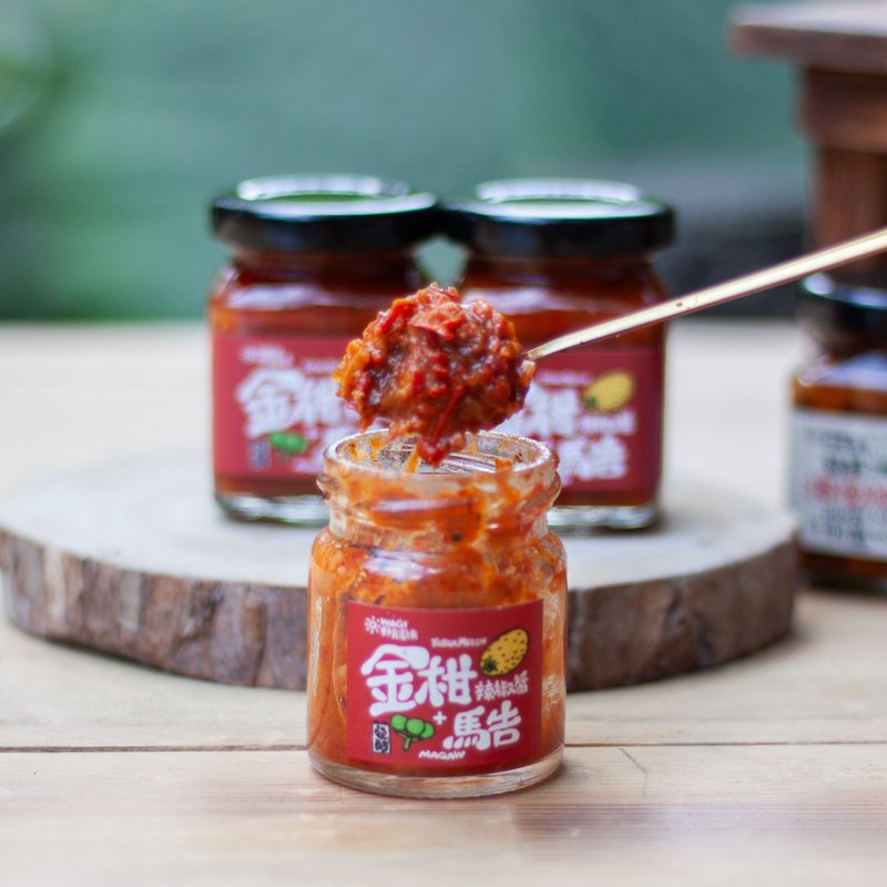 [Handmade Flavored Chili Sauce-Kumgan Magao Chili Sauce] Dashan Beiyue Small Agricultural Products Selection - เครื่องปรุงรส - แก้ว 