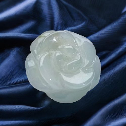 瓔珞珠寶盒 E.L.Jewelry Box 【似玉如花】冰種飄花翡翠牡丹花手牌 | 天然緬甸玉A貨翡翠|送禮