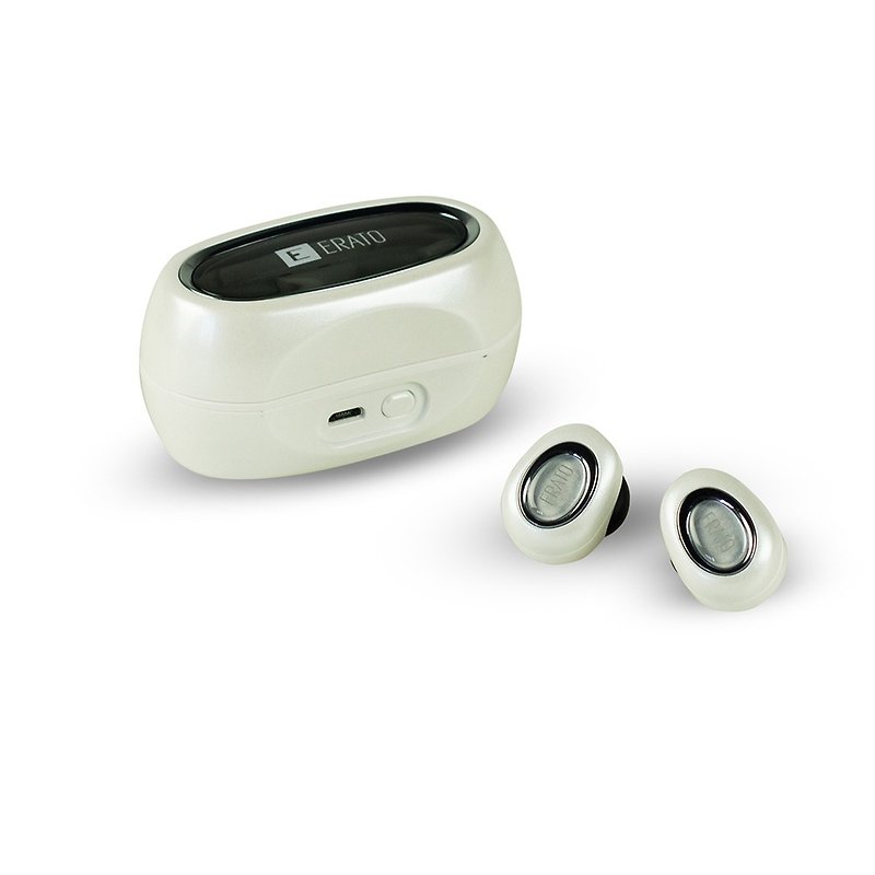 ERATO MUSE 5 True Wireless 3D Stereo Bluetooth Headset-Pearl White - หูฟัง - วัสดุอื่นๆ ขาว