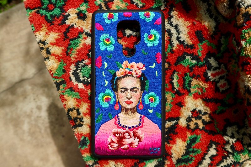 Frida Kahlo Colour of life - 手機殼/手機套 - 繡線 