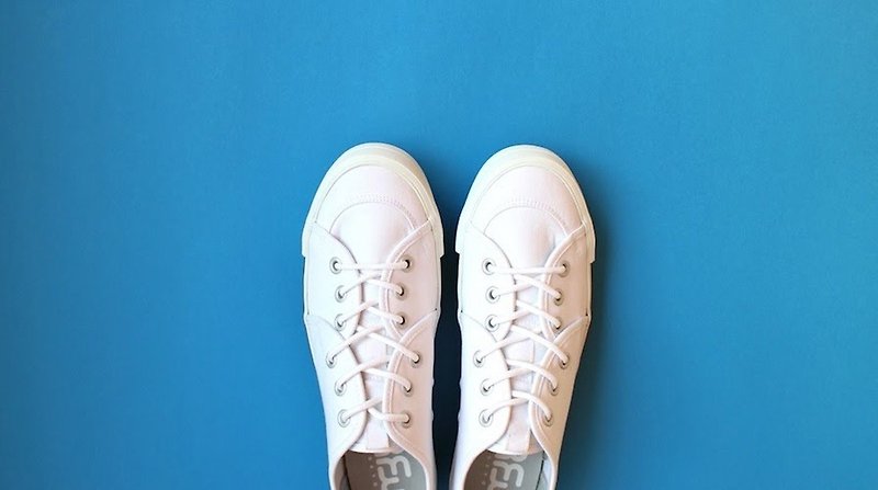 [RFW] SANDWICH-LO STANDARD casual shoes - รองเท้าลำลองผู้หญิง - ผ้าฝ้าย/ผ้าลินิน ขาว