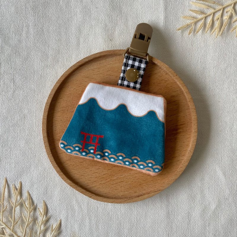 原創 平安符袋/富士山-墨綠 - 平安符袋 - 其他材質 綠色