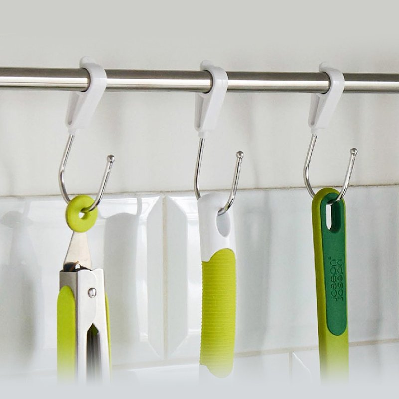 3M 17671D Kitchen Waterproof Storage Series-Multi-purpose U-shaped Hook - ตะขอที่แขวน - วัสดุอื่นๆ ขาว