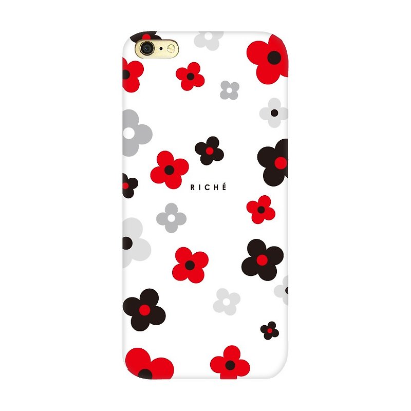 Red Mary Small Round Flower Case - Phone Cases - Other Materials Red