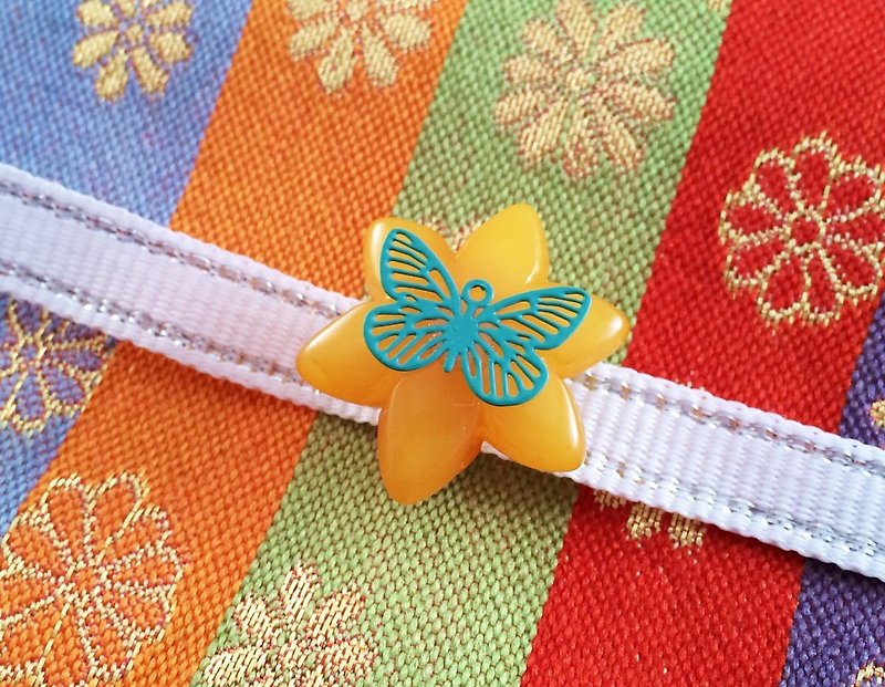 Yellow star ◇ Butterfly French charm ◇ Obidome - อื่นๆ - พลาสติก สีเหลือง