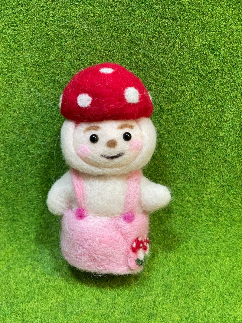 Mushroom sister of wool felt - ตุ๊กตา - ขนแกะ 