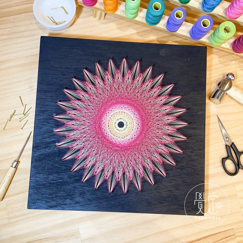 Stringart 藝術作品 - 擺飾/家飾品 - 其他材質 多色