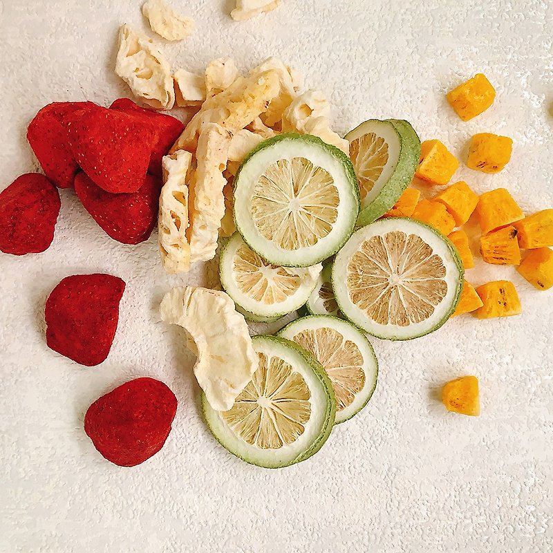 【任選3/6包】無添加果乾-草莓|百香果|鳳梨|檸檬|芒果|青森蘋果 - 水果乾 - 新鮮食材 
