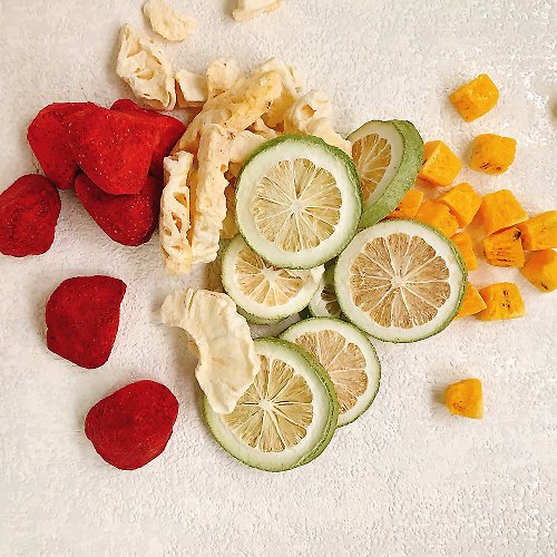 堀品果物 【任選3/6包】無添加果乾-草莓|百香果|鳳梨|檸檬|芒果|青森蘋果