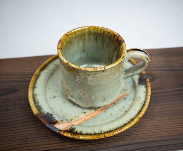 セール中　コーヒーがさらに味わい深くなる 深緑窯変珈琲カップ揃え 川瀬浩愛作 セール中 コーヒーがさらに味わい深くなる 深緑窯変珈琲カップ