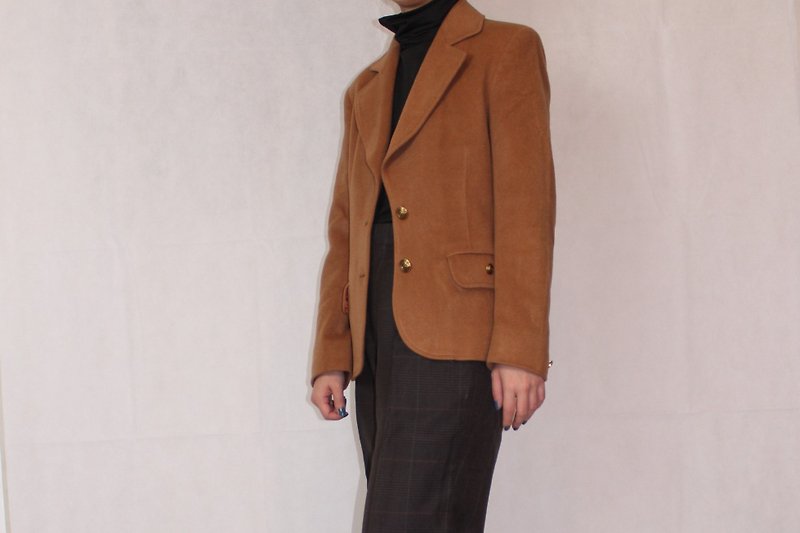 Vintage 古著// 經典喀什米爾西裝外套 - 女西裝外套 - 羊毛 