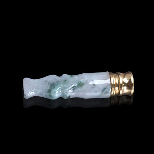 瓔珞珠寶盒 E.L.Jewelry Box 飄綠花翡翠煙鬥 | 天然緬甸玉A貨翡翠 | 送禮