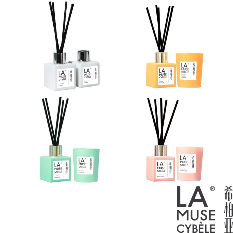 LaMuseCybele Diffuser Bottle + Candle Schubert Serenade Fragrance / Aromatherapy - น้ำหอม - น้ำมันหอม 