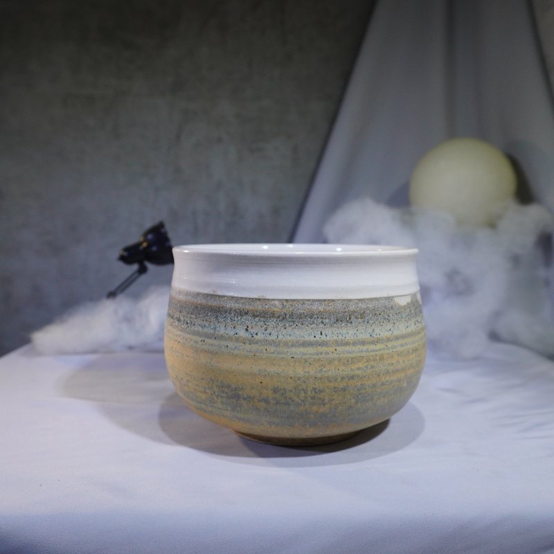 Suiyu hand-drawn bowls, tea bowls, water cubes, tea washers, water bowls, rice bowls - capacity about 760ml - ถ้วยชาม - ดินเผา หลากหลายสี