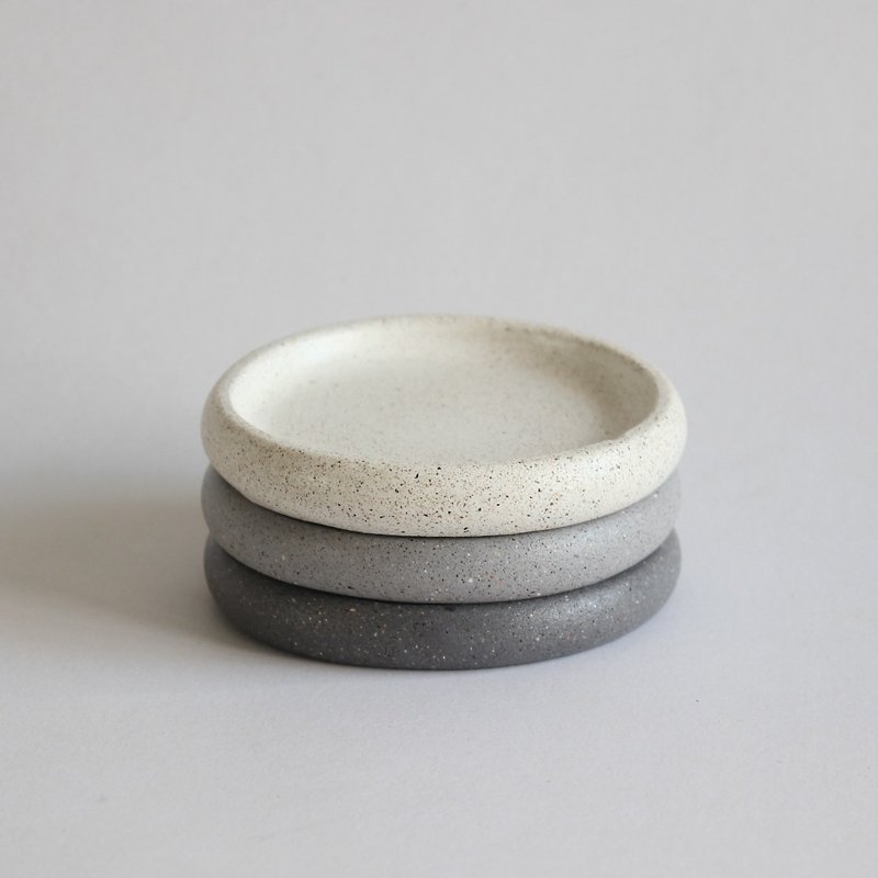 Coaster - round cup holder - Items for Display - Cement Multicolor
