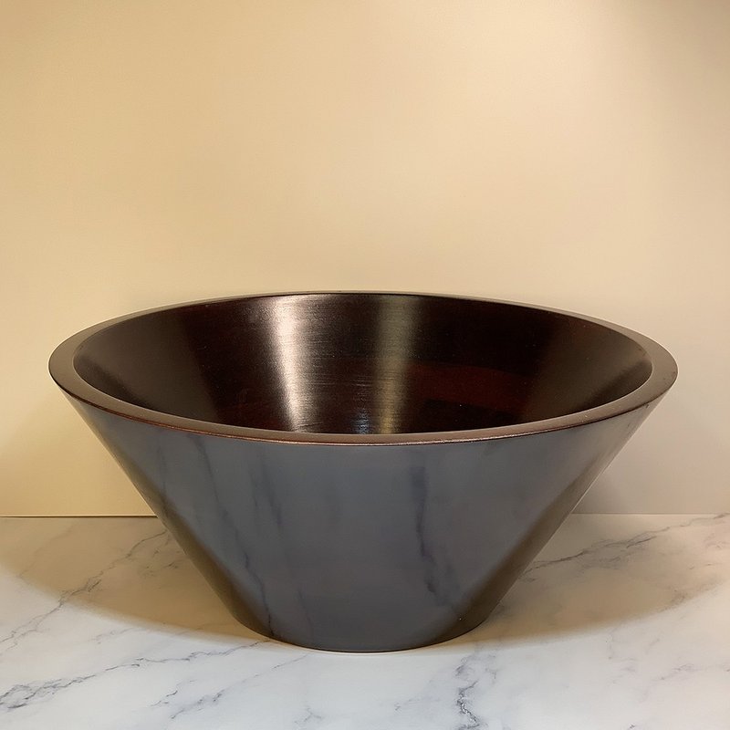 【絕版品66折出清 - 售價已折】木質深色沙拉碗 - 碗 - 木頭 