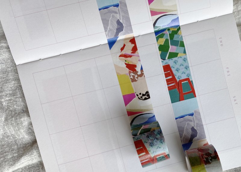 Daily paper tape Taiwan daily gap JUPE Design - Washi Tape - Paper Multicolor