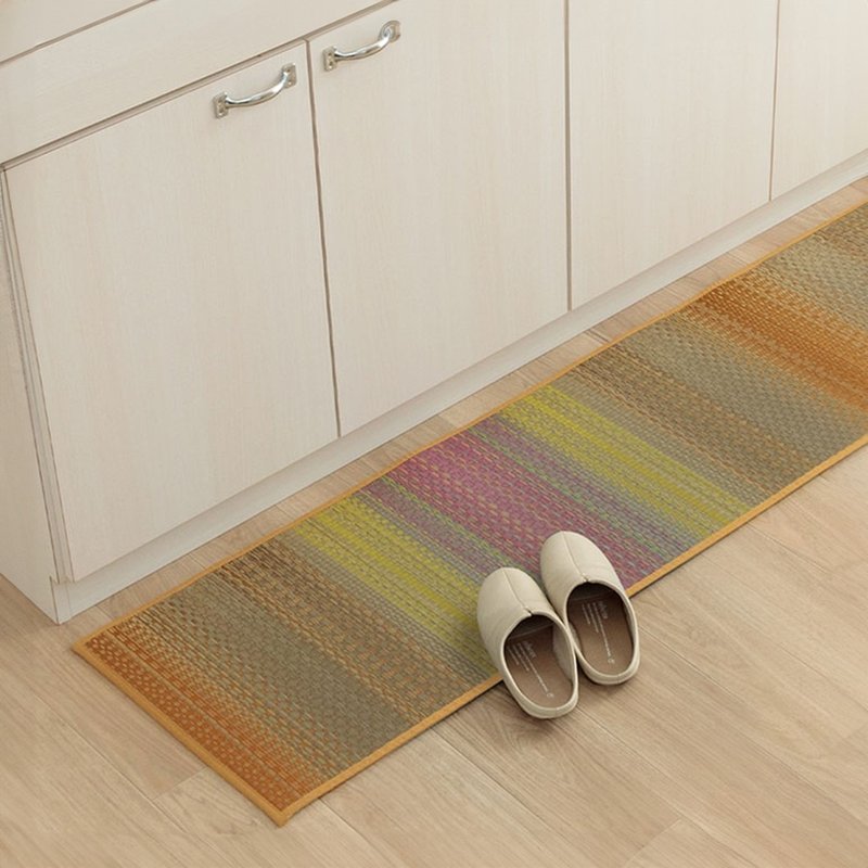 Jeeg Grass Kitchen Mat, light-weight impression color, nature materials, stylish - พรมปูพื้น - พืช/ดอกไม้ 