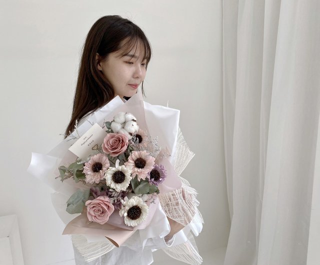 フローラフラワー ドライブーケ ～ひまわりの恵み～ - ショップ