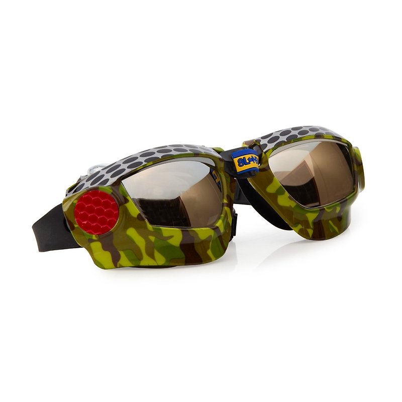 American Bling2o Children's Goggles Camouflage Truck Series - Camouflage Black - Swimsuits & Swimming Accessories - Plastic Black