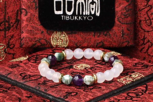 TIBUKKYO德榕藏品 精品白瑪瑙手珠8mm 多切面樹紋瑪瑙 客製化串珠設計 冥想石 禮物