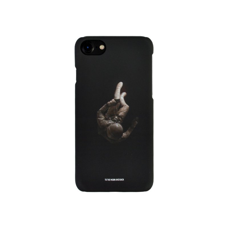 Astronaut-iPhone case - เคส/ซองมือถือ - ยาง สีดำ