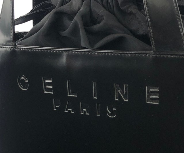 日本直送 名牌中古包 】CELINE セリーヌ ブランドロゴ パテントレザー