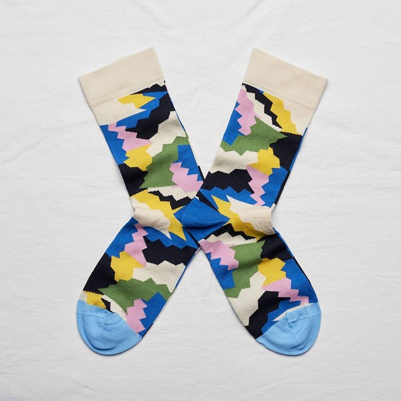 Mystery color puzzle - Socks - Cotton & Hemp 