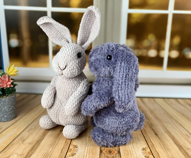 Crochet Christmas Bunny Plush PATTERN Bunny Amigurumi PDF 