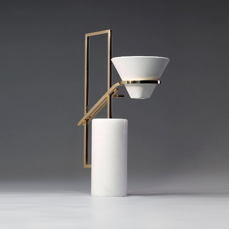 | rāz multistand | – Coffee Pour-Over Coffee Pour-Over - コーヒードリッパー - 銅・真鍮 ホワイト