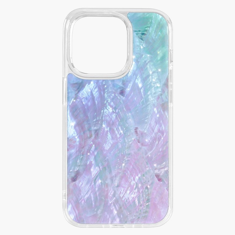 珊瑚海貝殼系列 －珍珠美人魚(深海版) iPhone 14 13 Pro Max - 手機殼/手機套 - 貝殼 透明