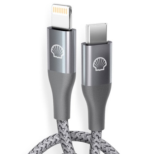 Shell 3C 授權經銷 Shell 殼牌USB-C to Lightning反光充電傳輸線