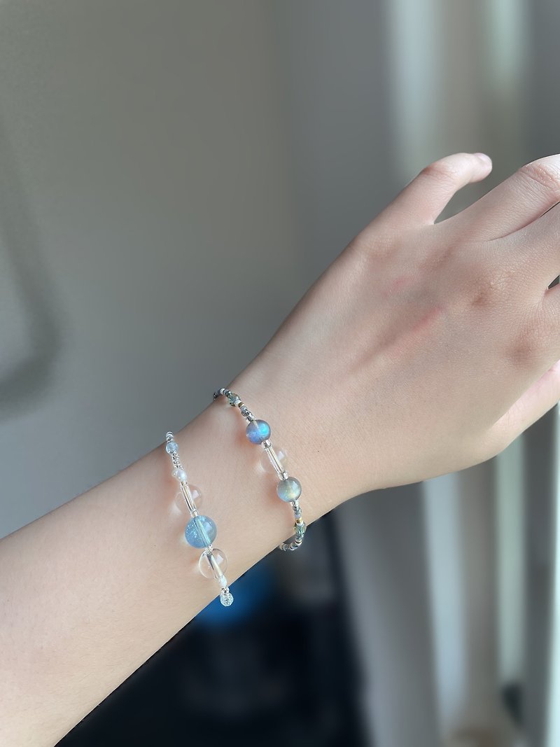 Lillian, Lilith - Bracelets - Other Materials Blue