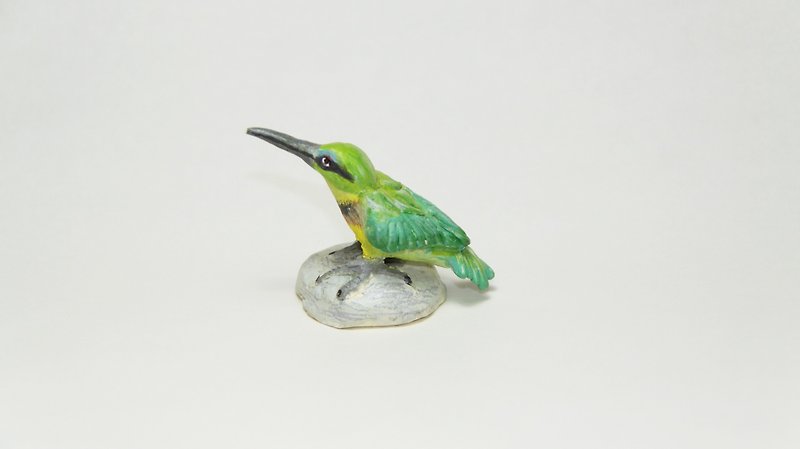 Kingfisher / Handmade Table - ของวางตกแต่ง - ดินเหนียว สีเขียว