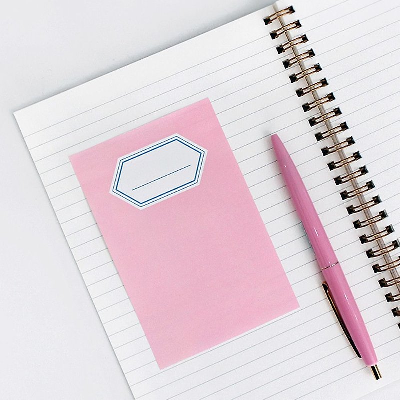 BNTP table in one convenient post-powder-blank memo, BNP81611 - Sticky Notes & Notepads - Paper Pink