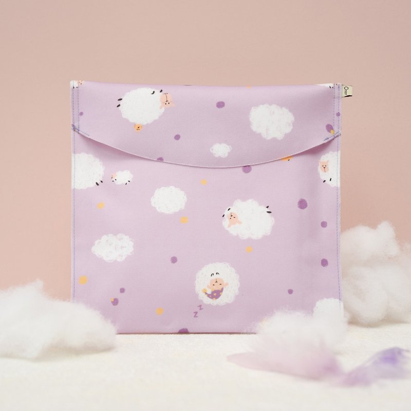 OFoodin Snack Bag PLUS [Counting Sheep] (additional purchase required for hand sling) - กล่องข้าว - ซิลิคอน หลากหลายสี